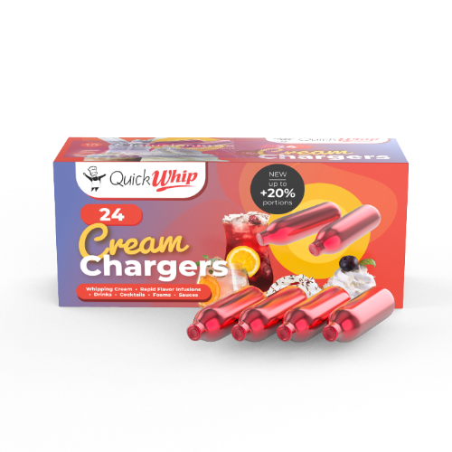 *NEW 2022* QuickWhip PRO 9g! Cream Chargers - 24pks
