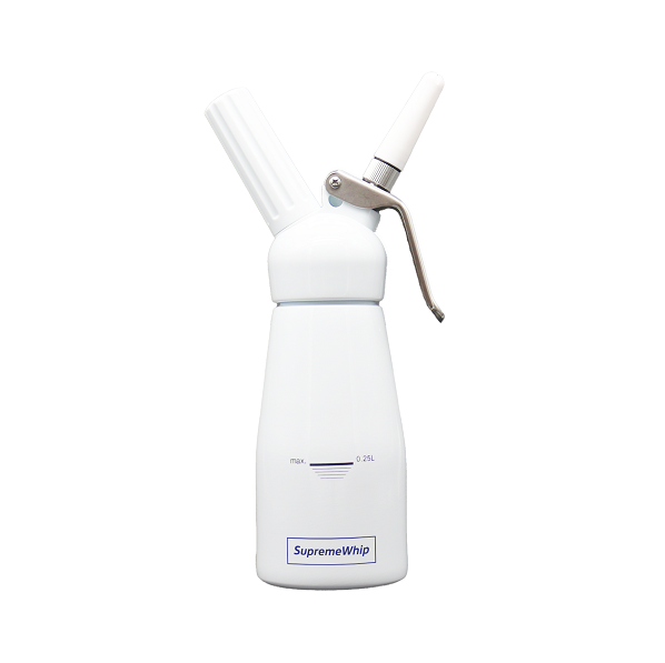 Starter Pack - QuickWhip Cream Chargers – 600 - (12 x 50 Packs)  & 0.25L SupremeWhip Dispenser White