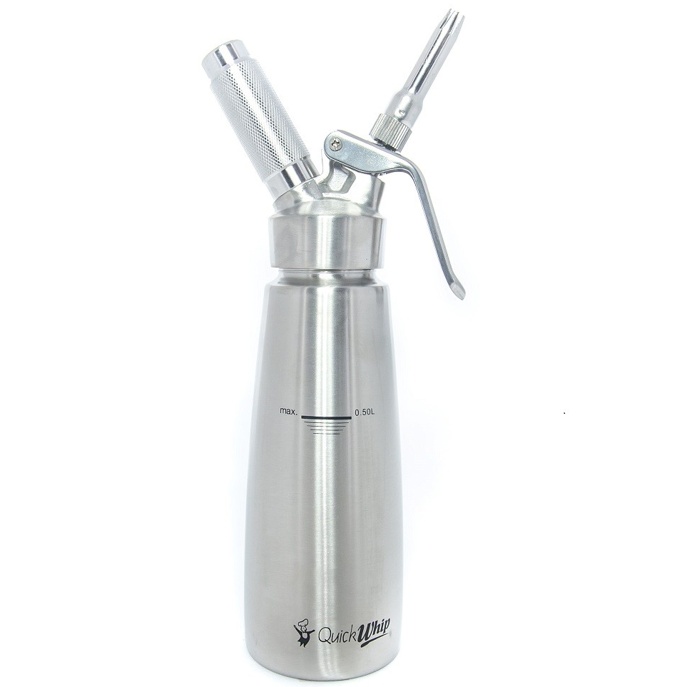 Cream Dispenser 0.5L – Full Stainless Steel