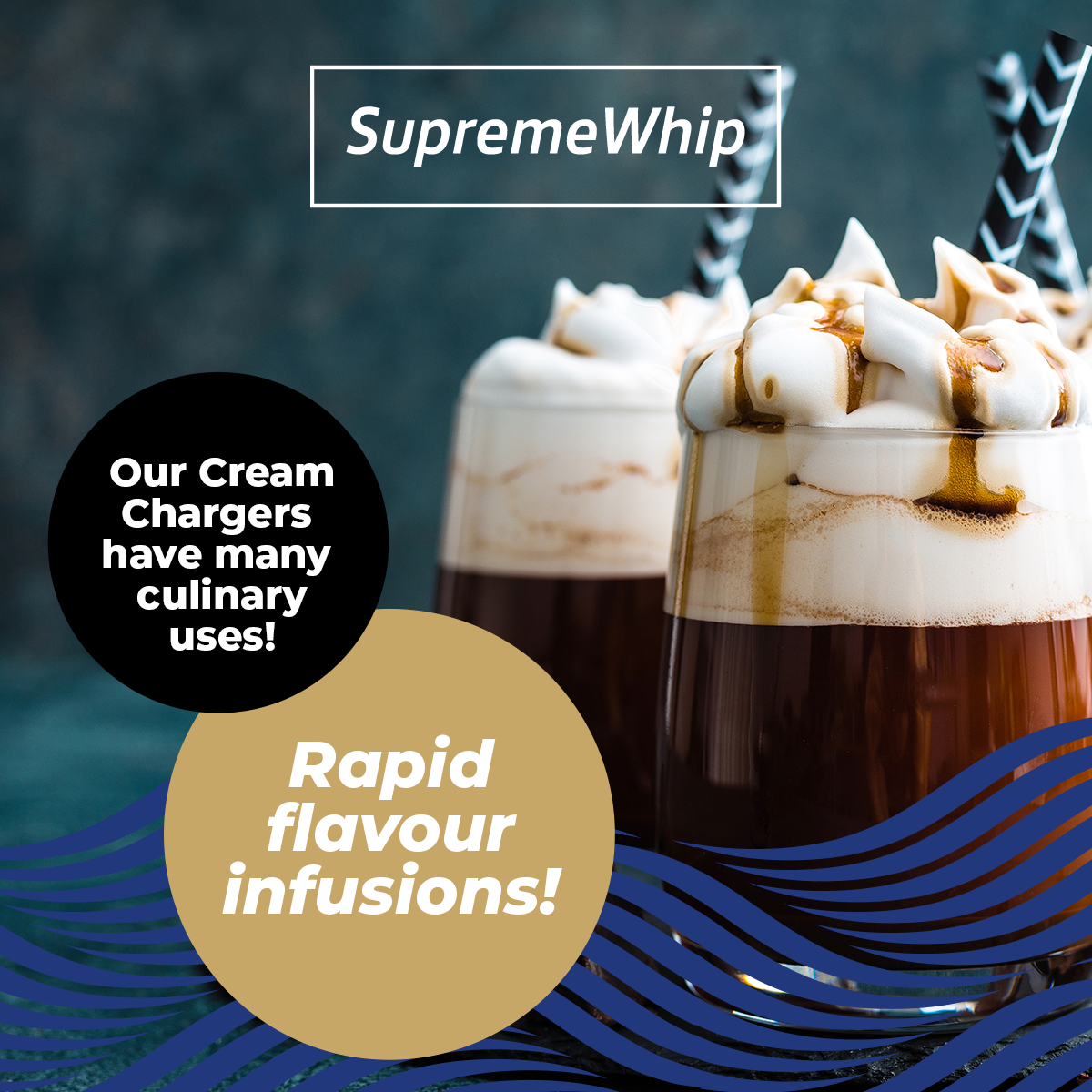 Starter Pack - SupremeWhip Cream Chargers – 600 - (12 x 50 Packs)  & 0.25L White Dispenser