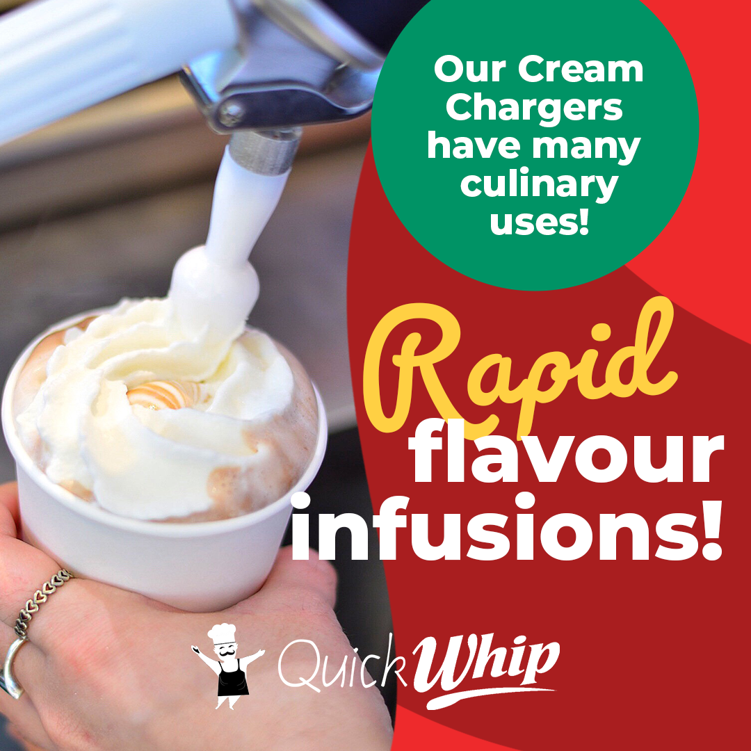 600 QuickWhip Cream Chargers 9g N20 - 12 x 50 Packs - 1 Carton