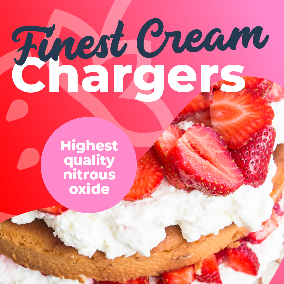 FreshWhip Cream Chargers STRAWBERRY 24 Packs - 8.2g