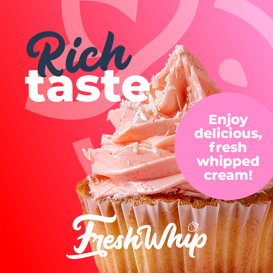 FreshWhip Cream Chargers - STRAWBERRY - 50 Packs - 8.2g SUPER SALE