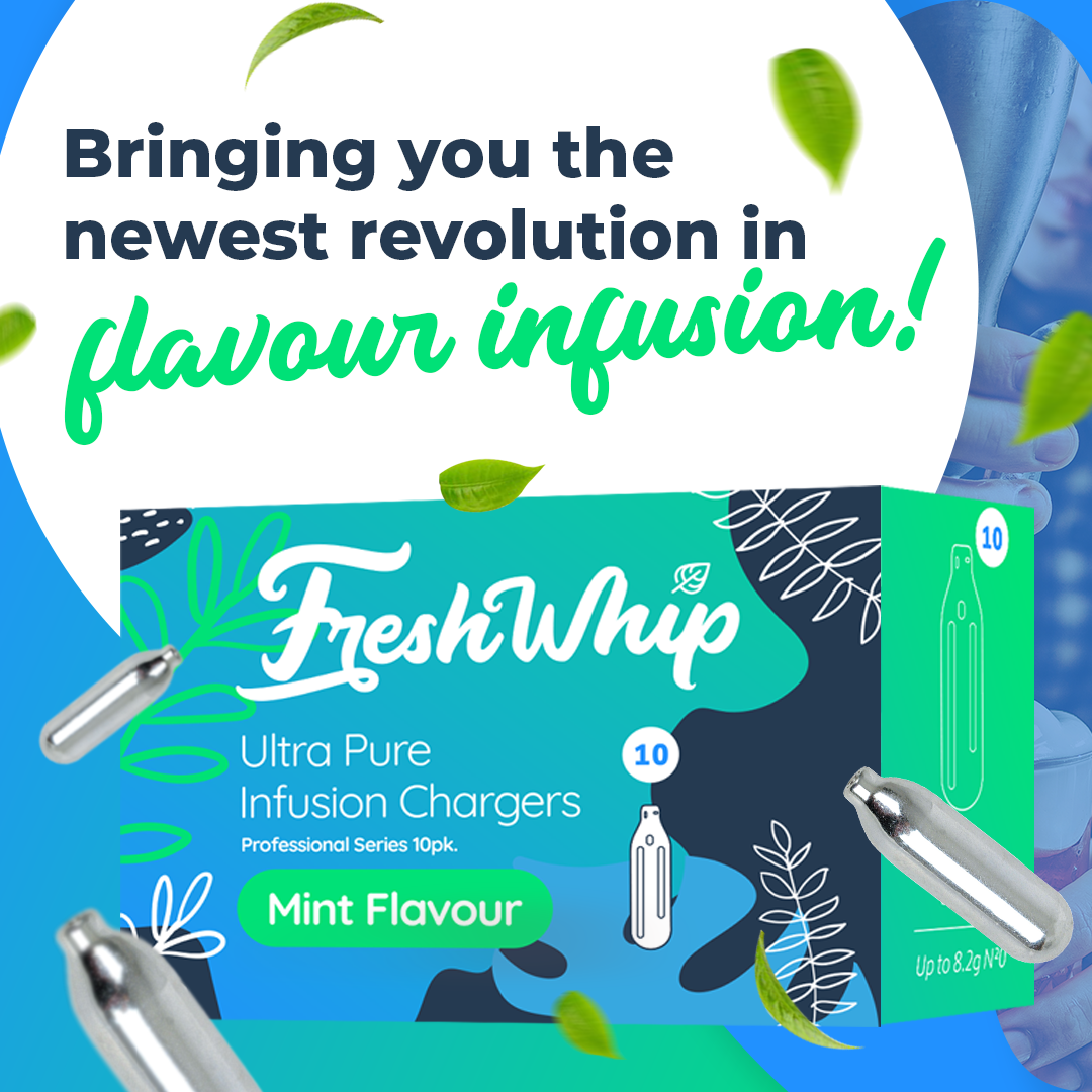 FreshWhip Cream Chargers 8.2g Mint Overstocked - 50% OFF ON ALL ITEMS!