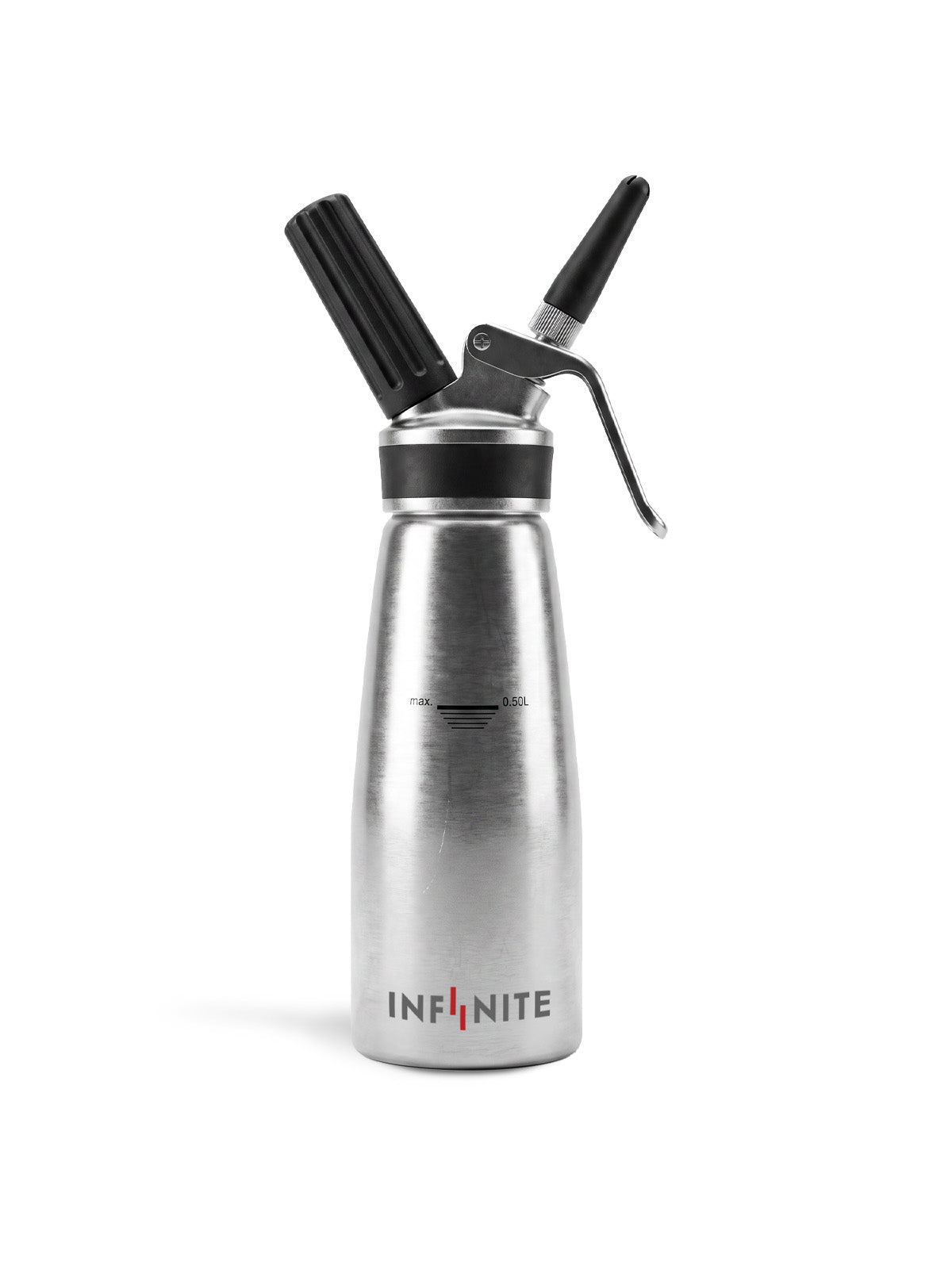 Infinite 250ml Cream Dispenser – Silver Stainless Steel