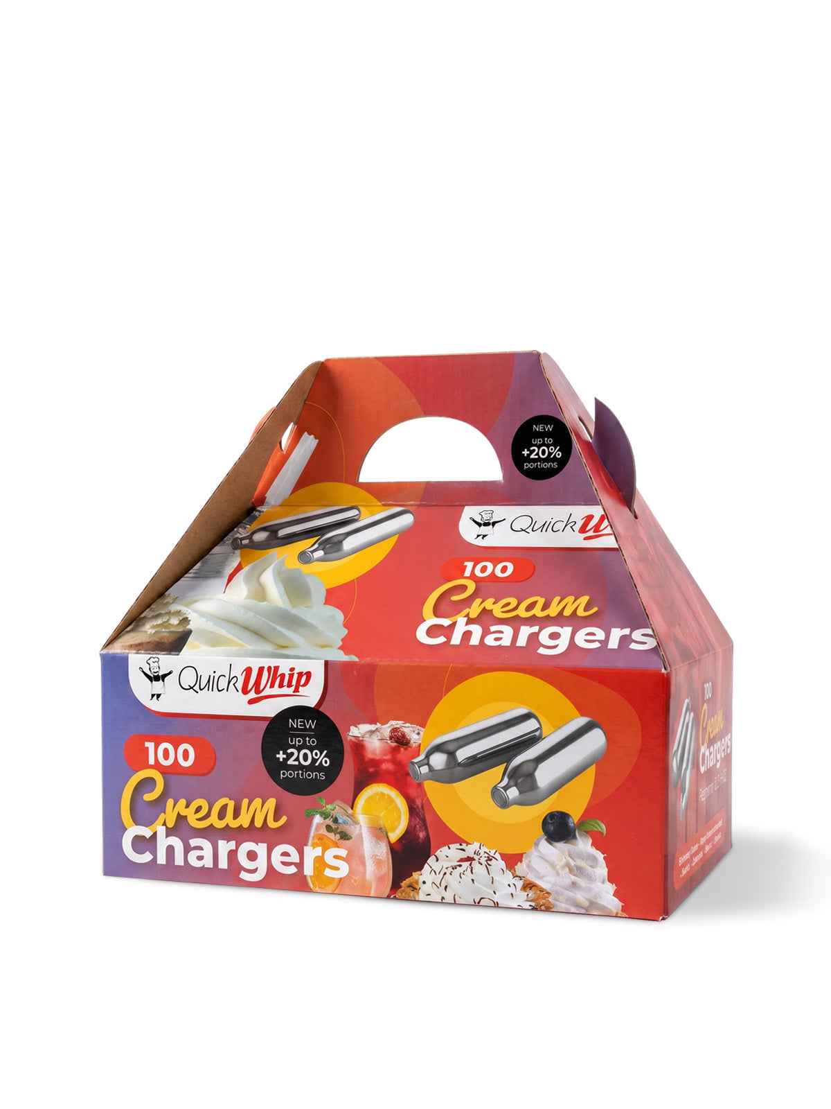 QuickWhip PRO 9g! Cream Chargers 100 Packs - WHOLESALE