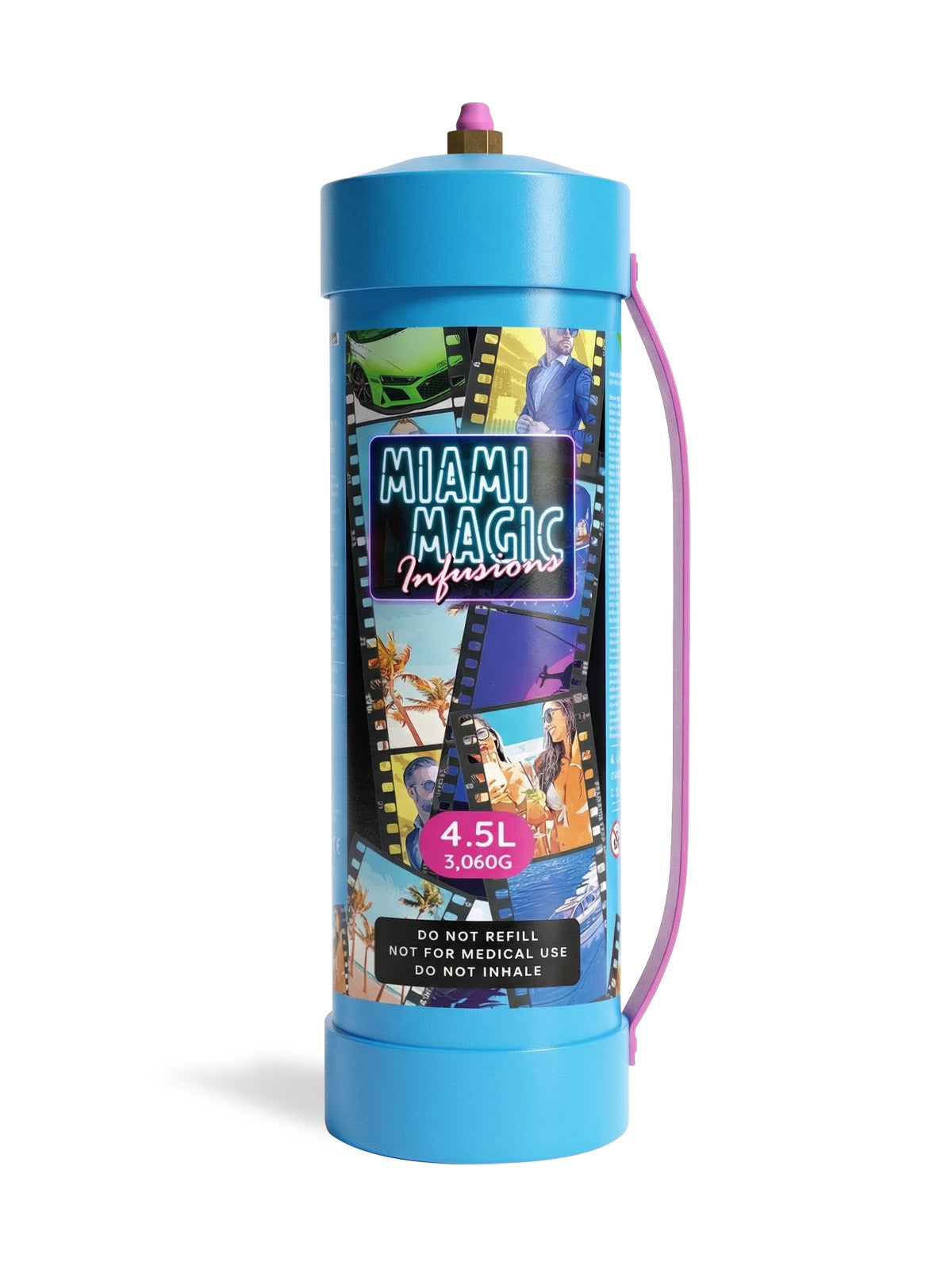 Miami Magic 4.5L (3060g) Culinary N2O Cream Charger Tank