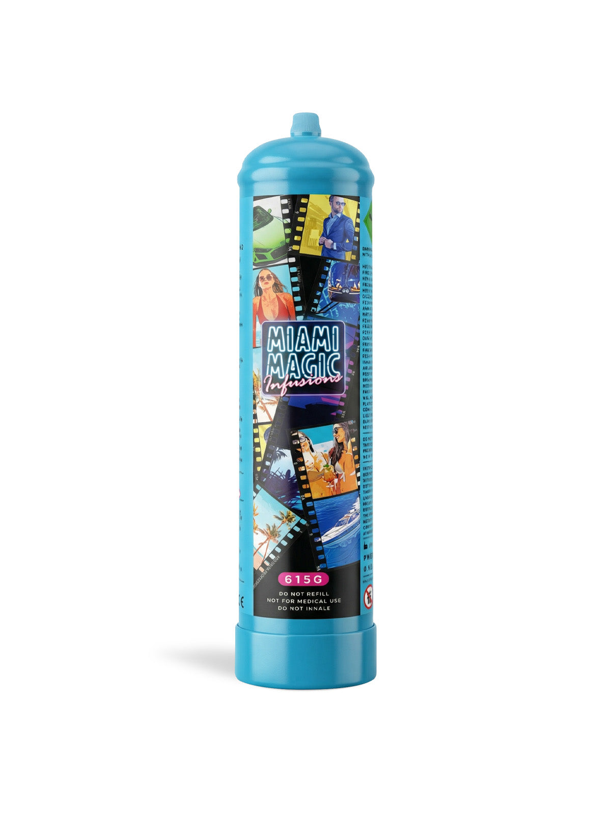 Miami Magic Infusions 615g N2O Cream Charger Cylinder