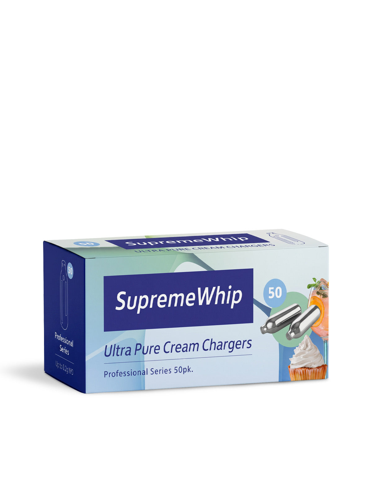 SupremeWhip 8.2g Cream Chargers in 50 Packs