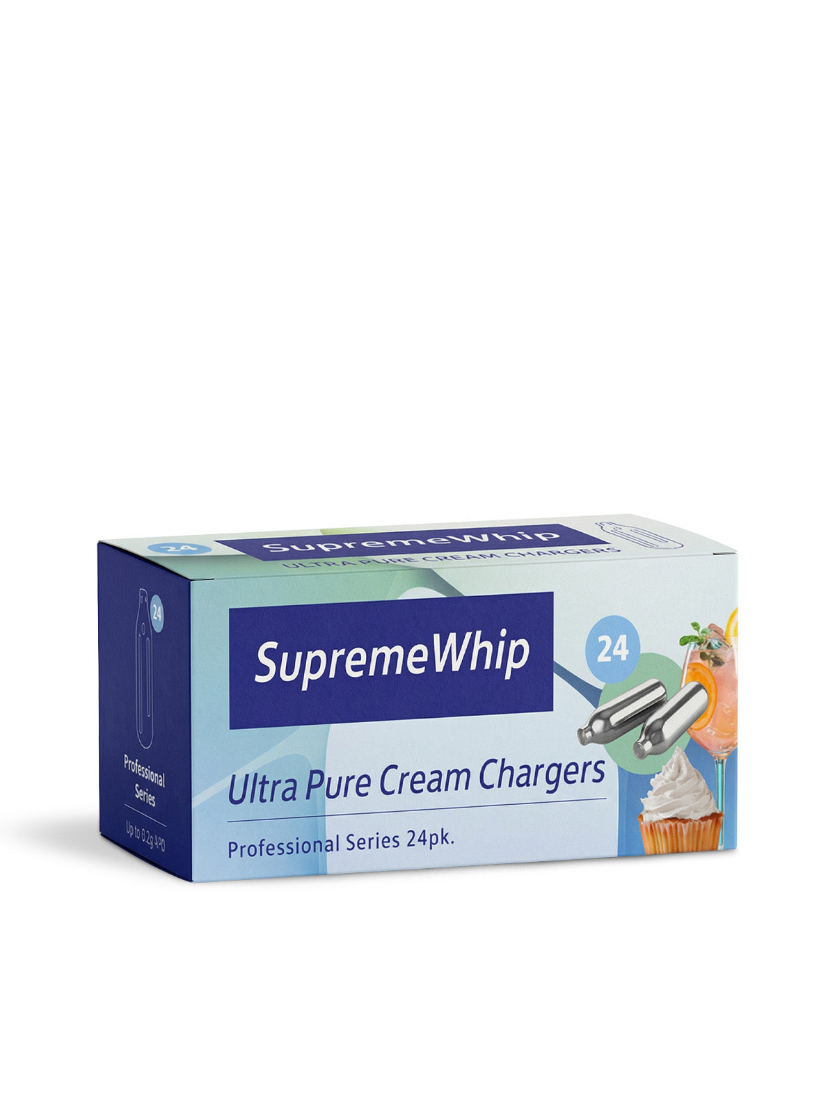 SupremeWhip 8.2g Cream Chargers in 24 Packs