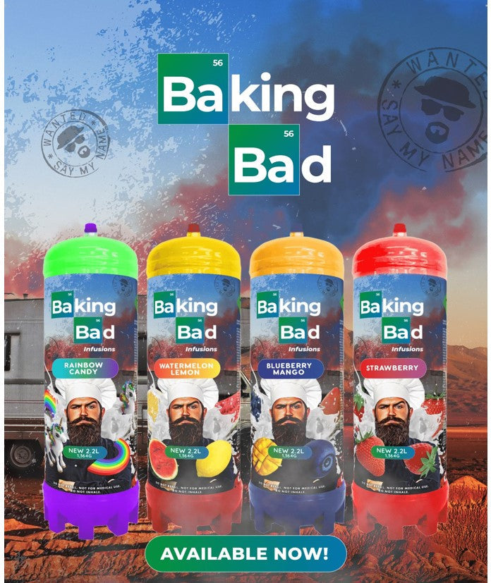 Baking Bad Flavors 2.2L Cream Charger Canister