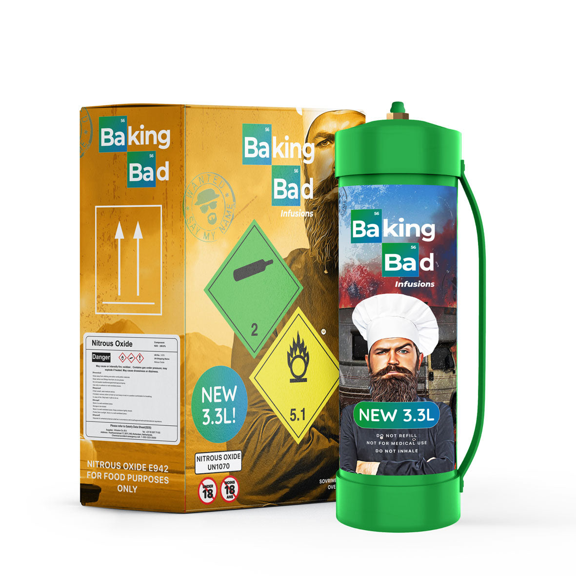 Baking Bad 3.3L N2O Canister