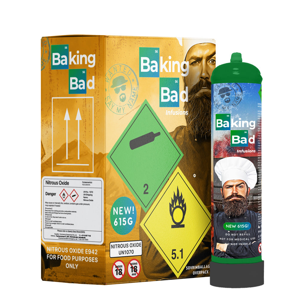 Baking Bad 615g Culinary Gas Cream Charger Cylinder