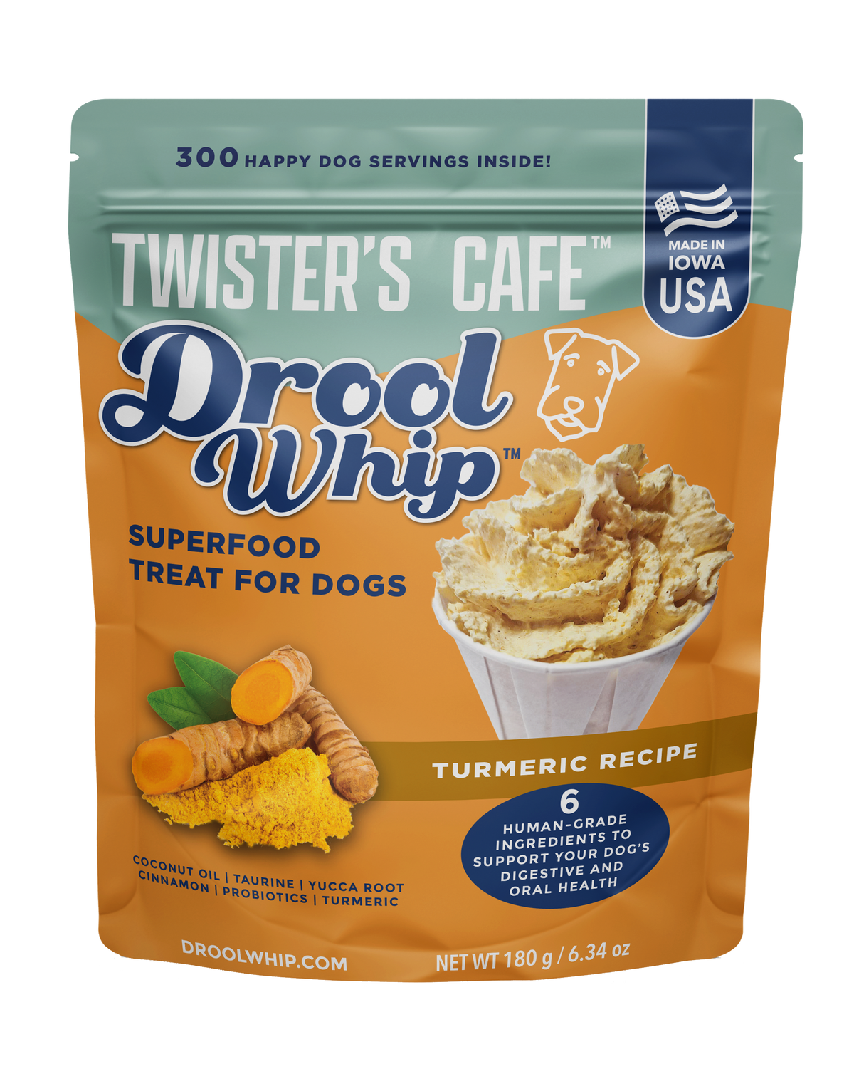 DroolWhip SuperFood Dog Treat, Food Topper