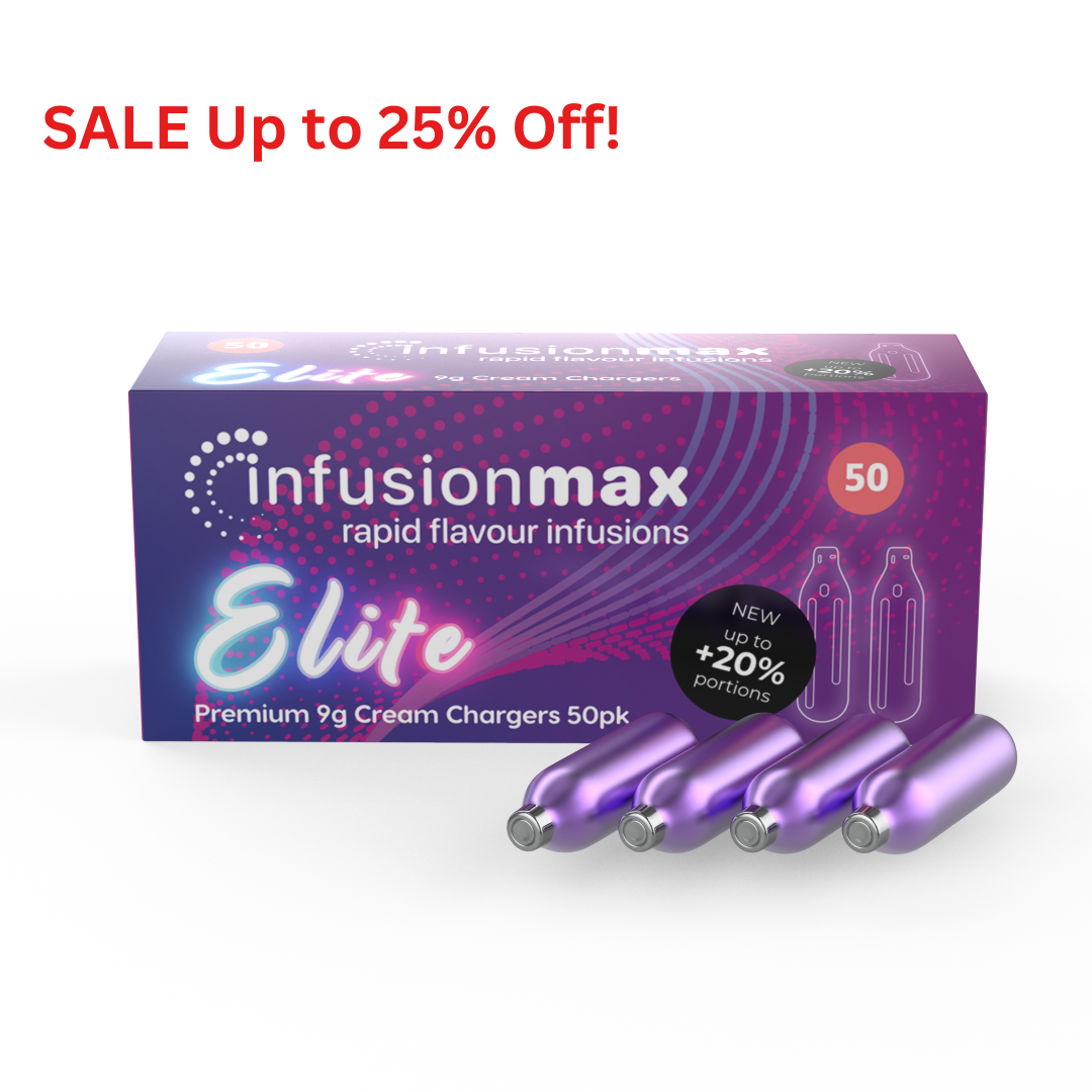 InfusionMax Elite 9g 50  Pack Cream Chargers Sale Up to 25% Off