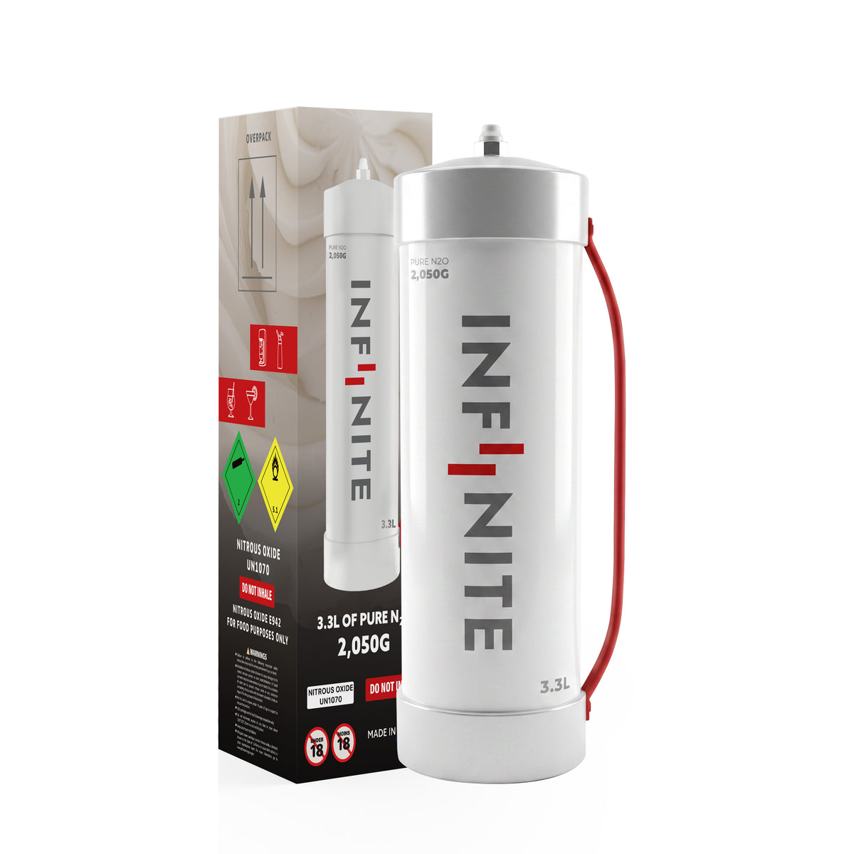 Infiinite 2050g / 3.3  N2O Cylinder