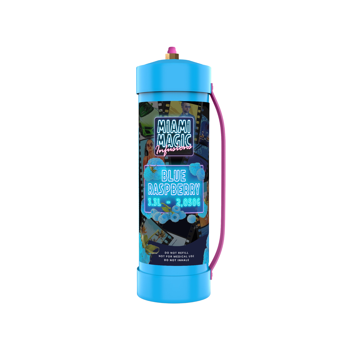 Miami Magic 2050 g / 3.3 L Flavored Cream Charger Canisters