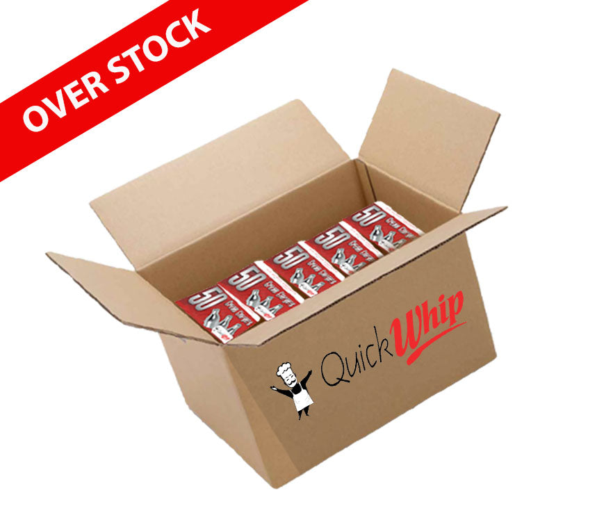 QuickWhip Cream Chargers Full Cartons of 600 9g N20 -  OVERSTOCK/ SUPER SALE