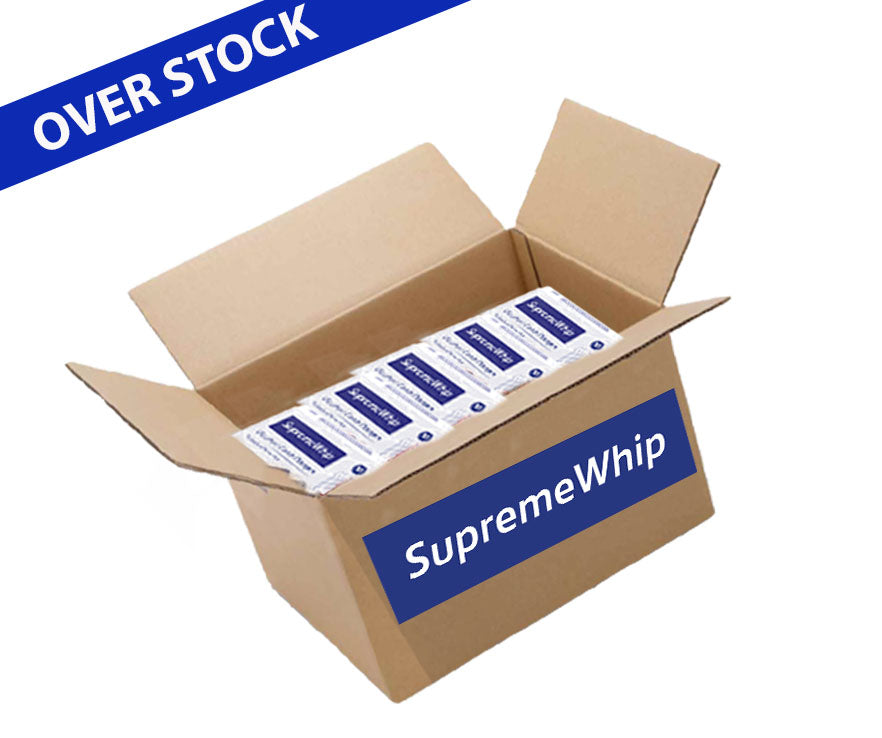 SupremeWhip Cream Chargers Full Cartons of 600 8g Culinary Gas-  OVERSTOCK/ SUPER SALE