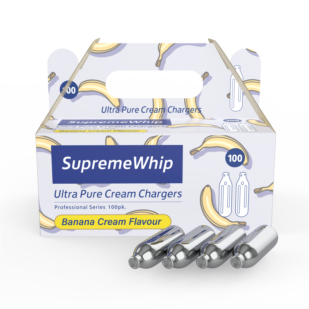 SupremeWhip Cream Chargers - Banana - 100 Packs  8.2g