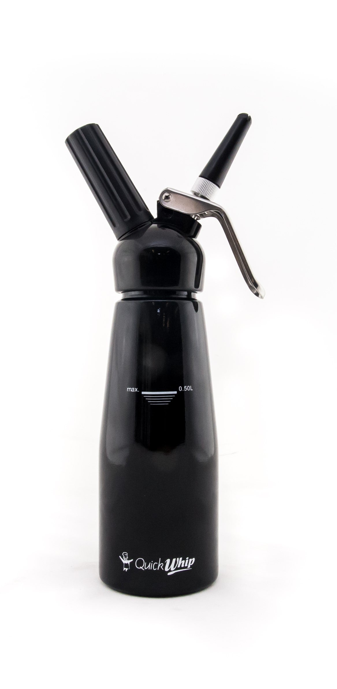Starter Pack - SupremeWhip Cream Chargers – 192 - (8 x 24 Packs)  & 0.5L Black Dispenser