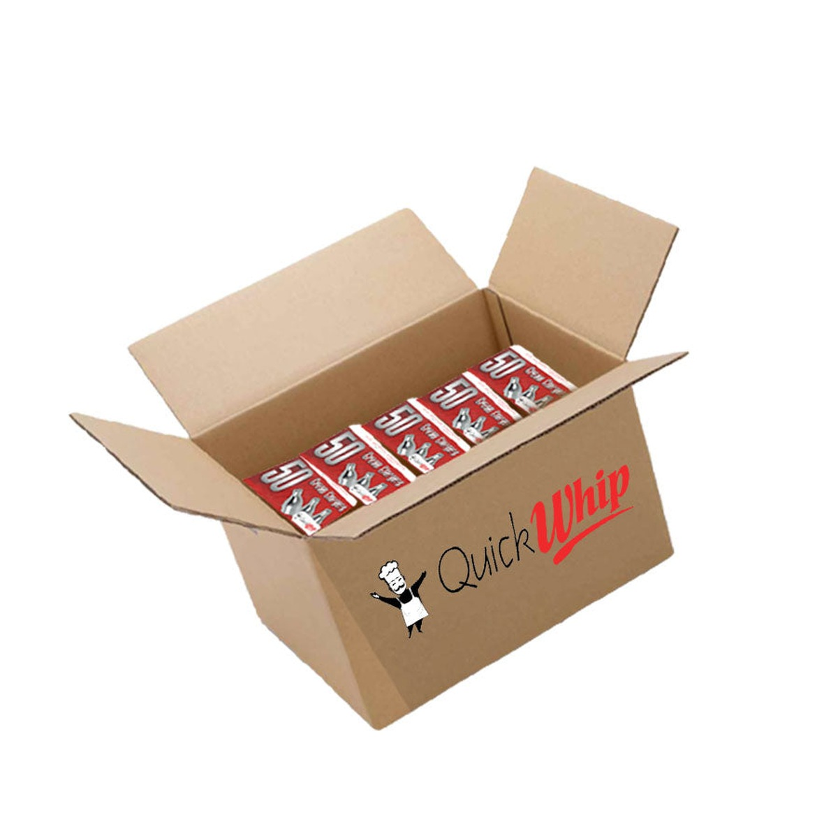 QuickWhip 9g N2O Whipped Cream Chargers – Bulk 600-Count Cartons