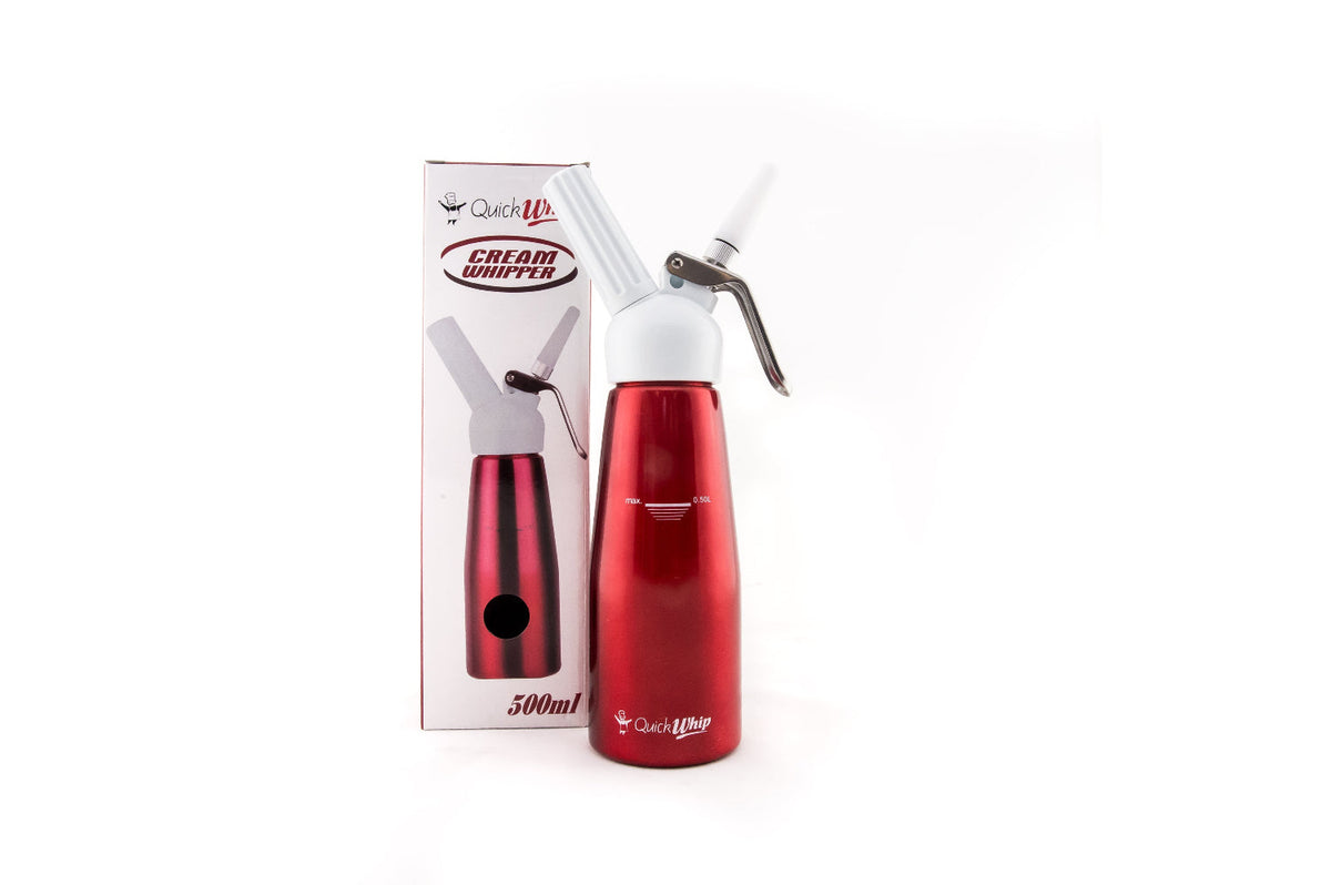 Starter Pack - SupremeWhip Cream Chargers – 24 Packs & 0.5L Red Dispenser